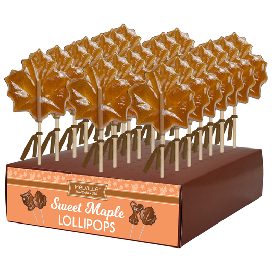 Maple Leaf Lollipops