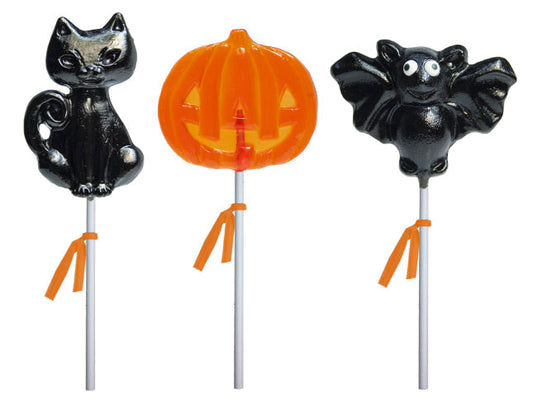 Cheerful Halloween Lollipops - Assorted