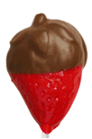 Chocolate-Dipped Strawberry Lollipops (24ct)