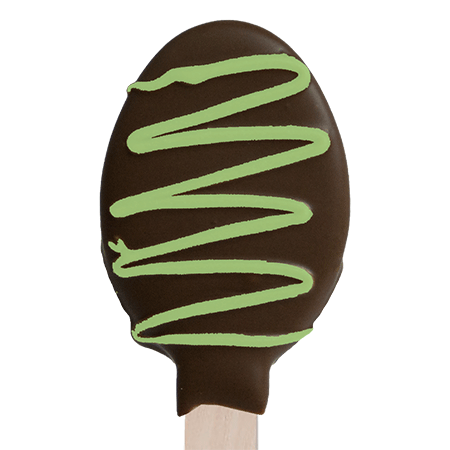 Cocoa-Latte Mint Chocolatey Dipped Spoons