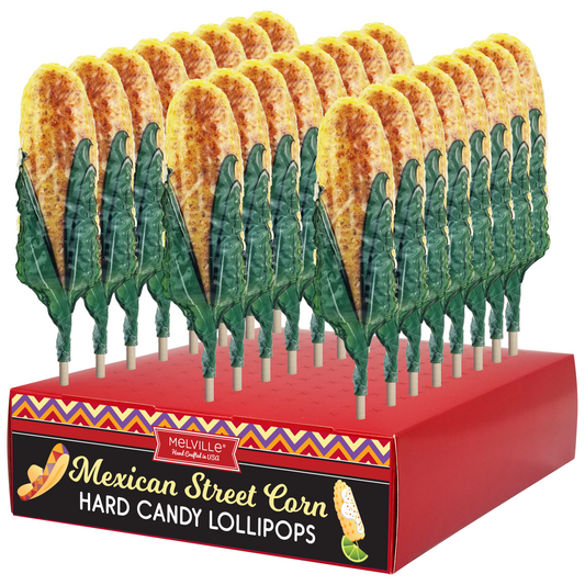 Mexican Spicy Street Corn Lollipops