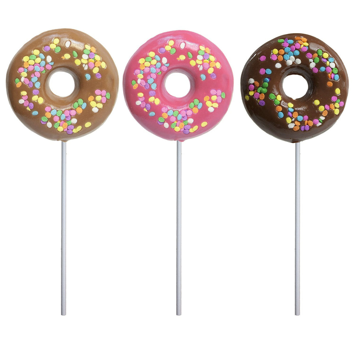 Confetti Doughnut Lollipops - Assorted (24ct)