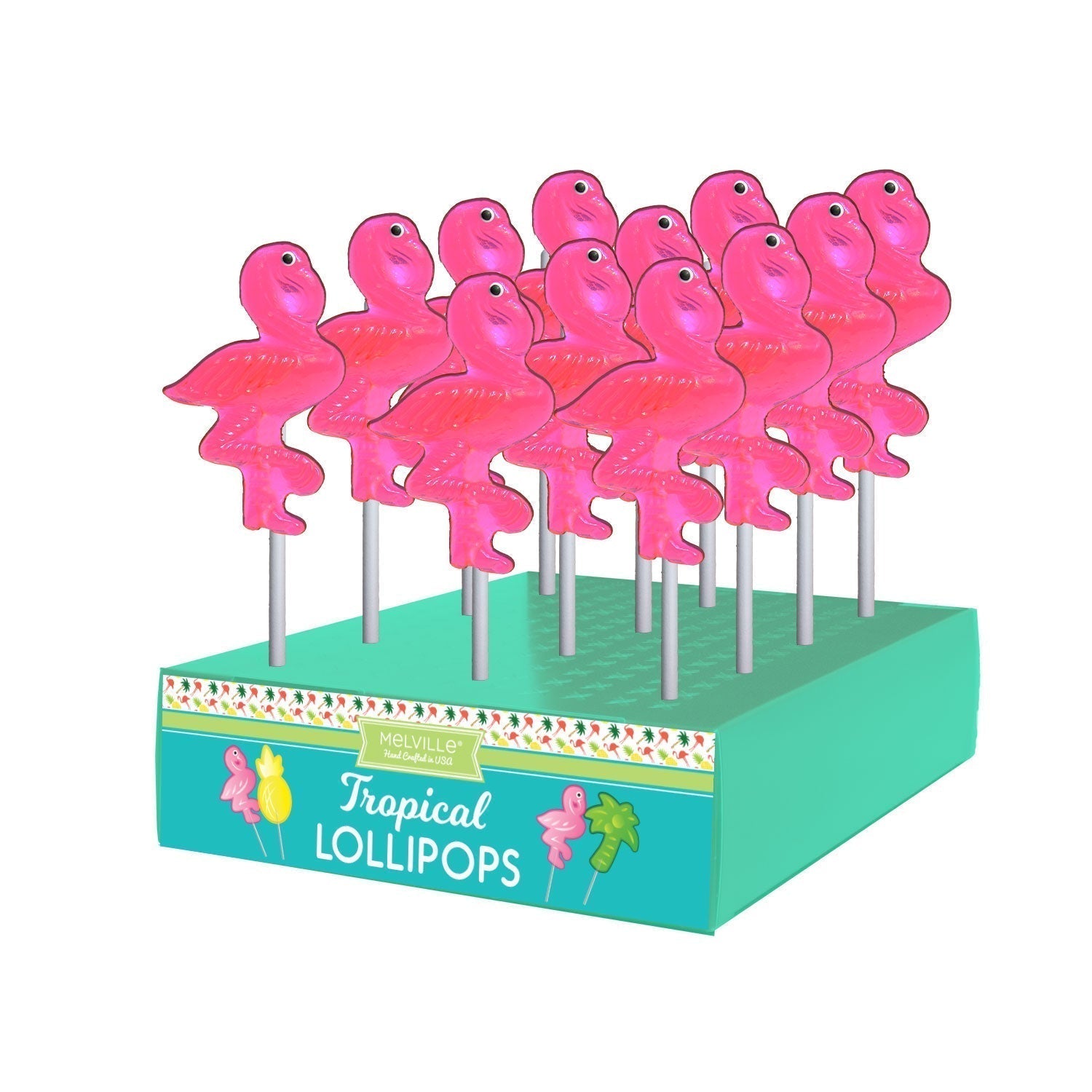Flamingo Lollipops by Melville Candy Company
