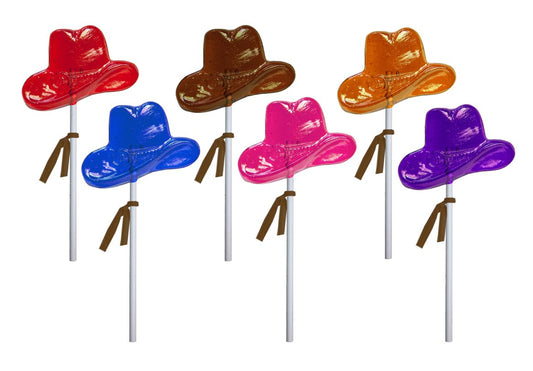 Cowboy Hat Lollipops - Assorted