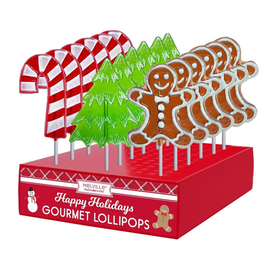 Frosted Holiday Lollipops - Assorted