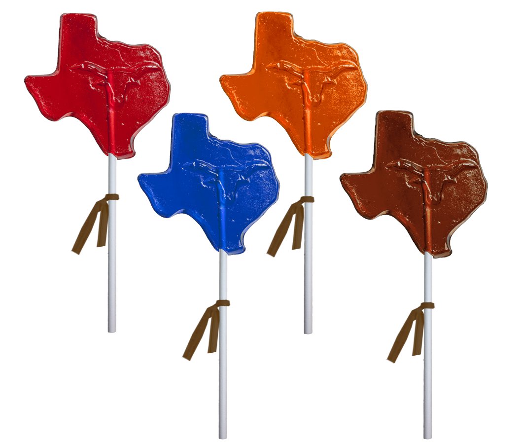 Texas Longhorn Lollipops - Assorted (24ct)
