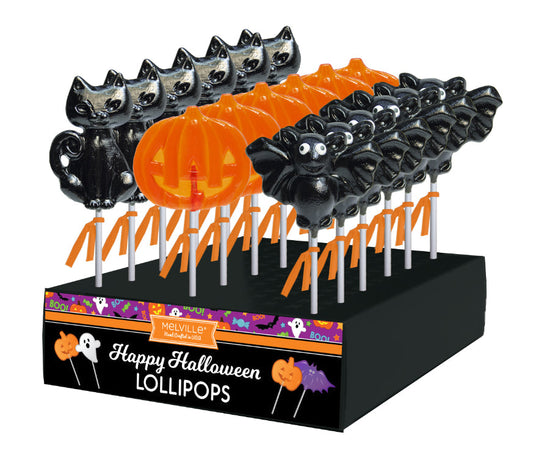 Cheerful Halloween Lollipops - Assorted