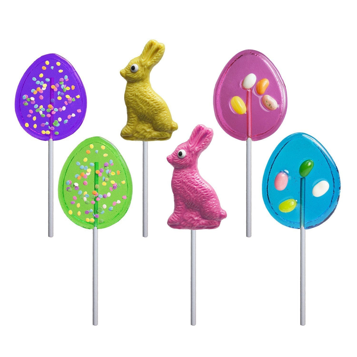 Easter Fun Lollipops - Assorted (24ct)