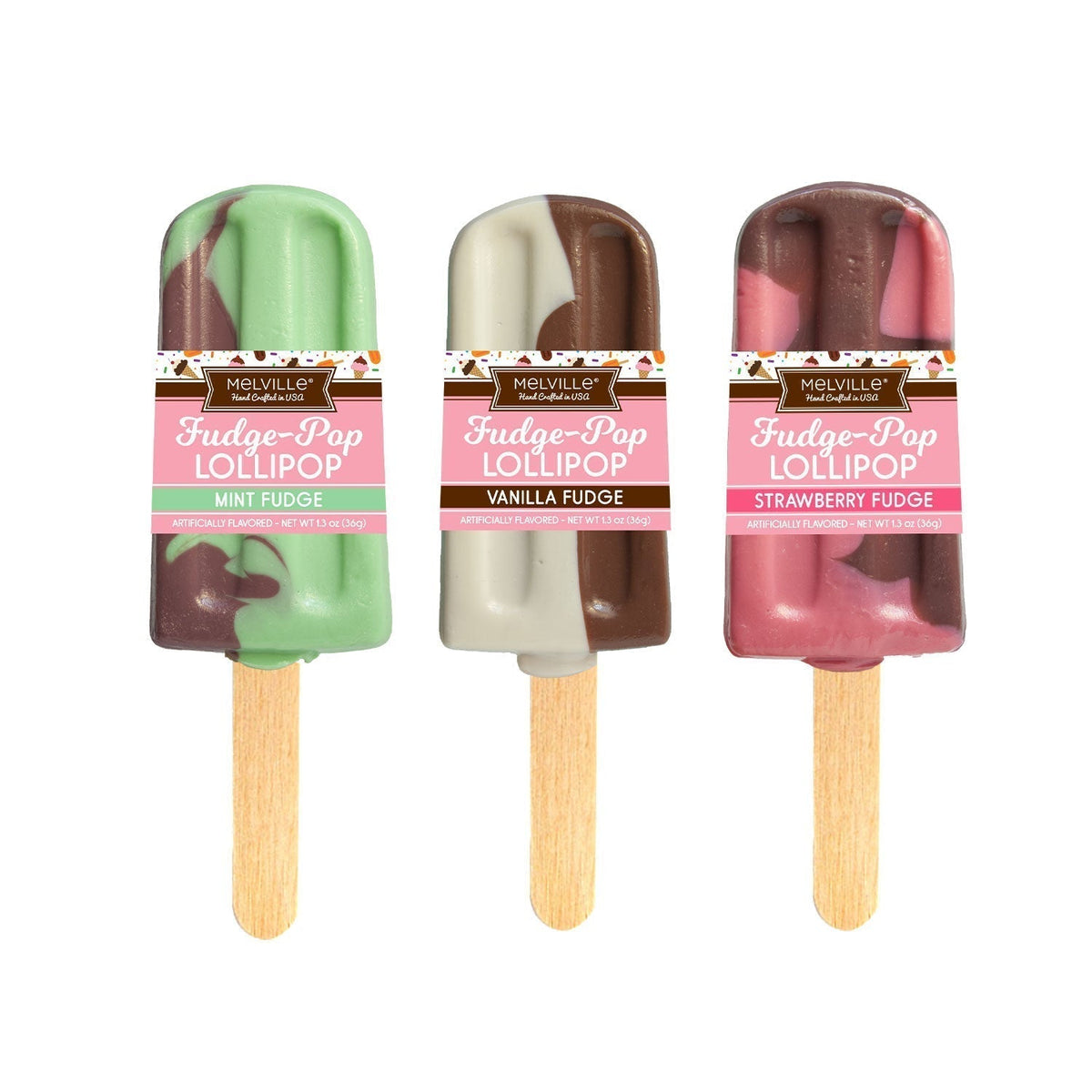 Fudge-Pop Lollipops - Assorted (24ct)