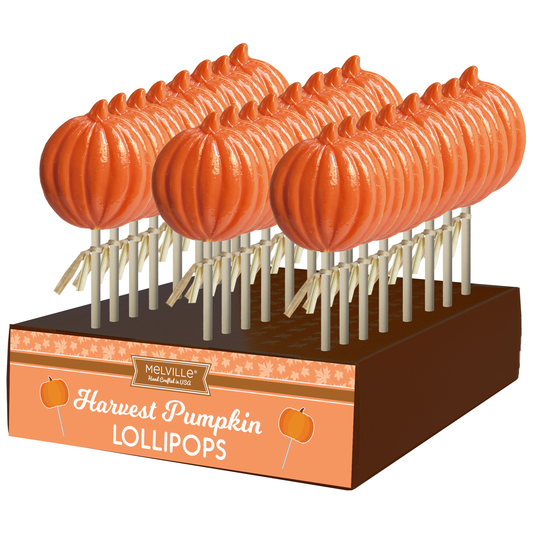 Harvest Pumpkin Lollipops