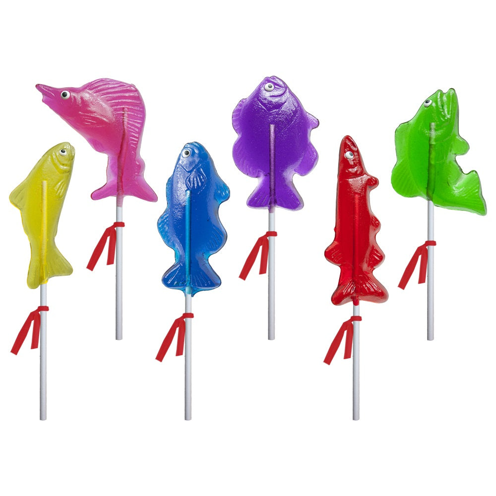 Fish Lollipops - Assorted (24ct)