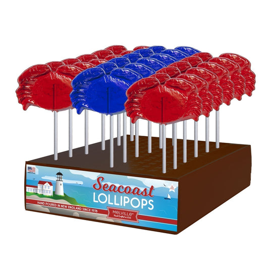 Crab Lollipops - Red & Blue