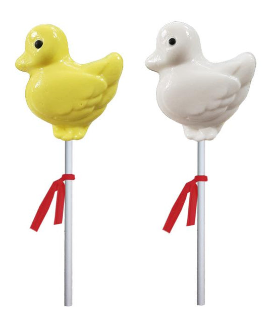 Barnyard Duck Lollipops - Yellow & White