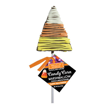 Candy Corn Marshmallow Pops