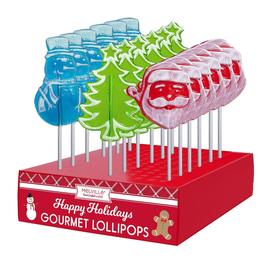 Frosted Holiday Lollipops - Assorted