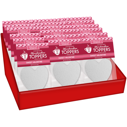 Heart-Shaped Marshmallow Toppers