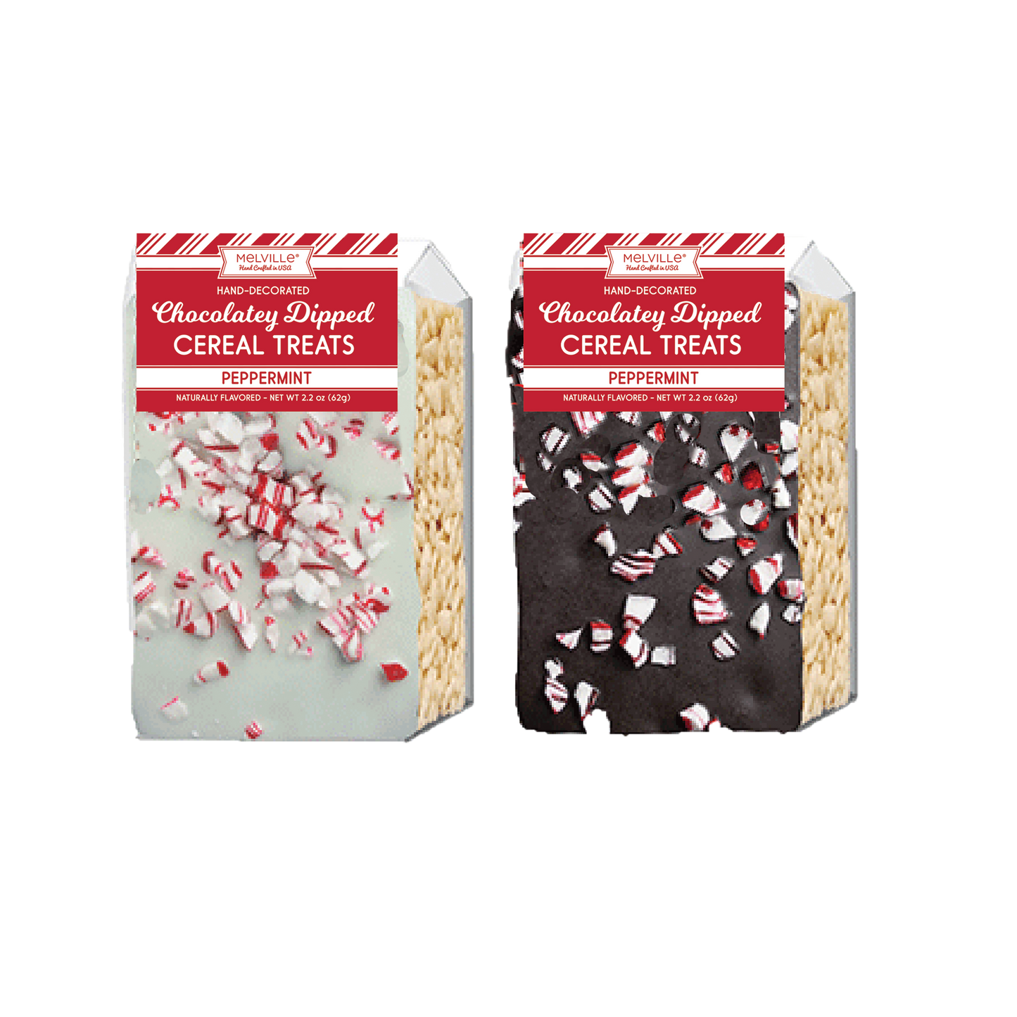 Cereal Treats Bar - Dark & White Chocolatey with Peppermint