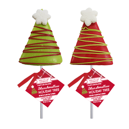 Triangle Tree Marshmallow Pops - Assorted