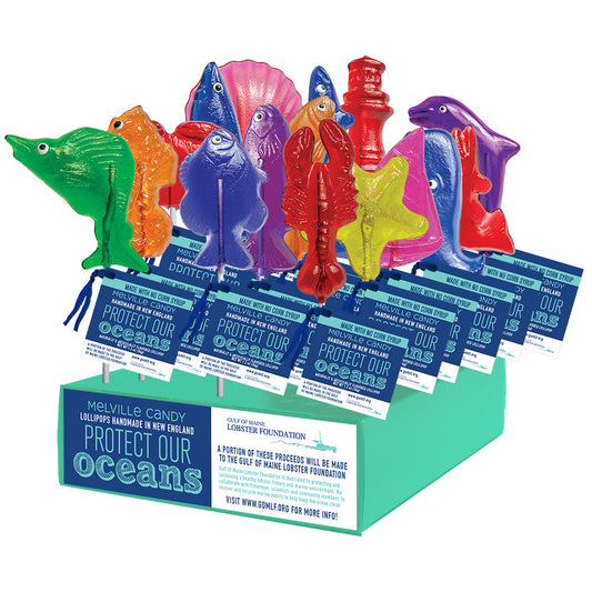 Seacoast Lollipops - Assorted - Charity for Gulf of Maine Lobster Foundation