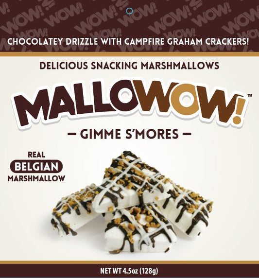 Mallowow! Snacking Marshmallows - S'Mores (10 bags)