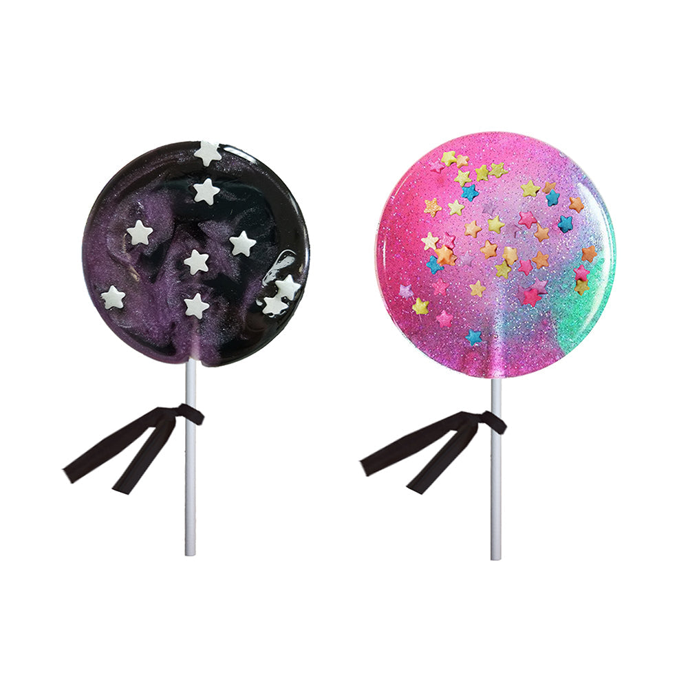Galaxy Lollipops - Purple & Pink (24ct)