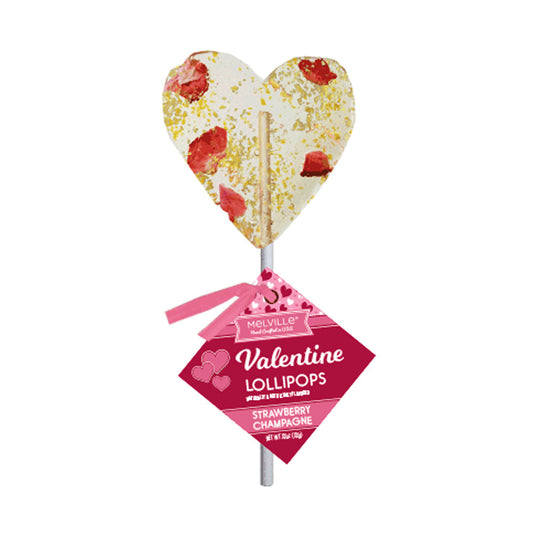 Gourmet Cocktail Lollipops - Valentine Strawberry Champagne
