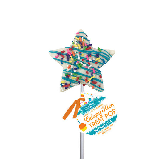 Birthday Celebration Star Rice Treat Pops