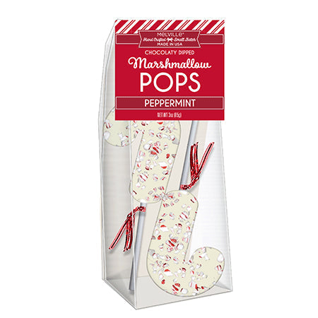 Peppermint Candy Cane Marshmallow Pops