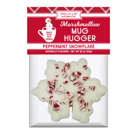 Peppermint Snowflake Marshmallow Mug Hugger