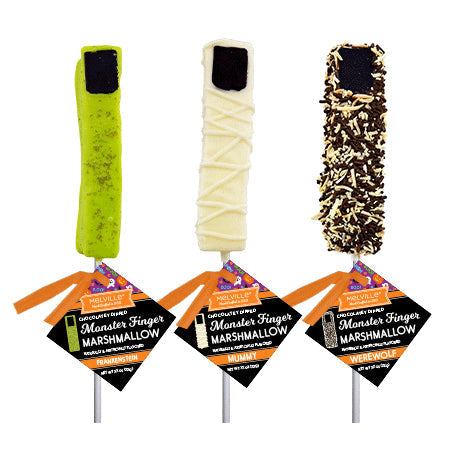 Monster Finger Marshmallow Pops - Assorted (18ct)