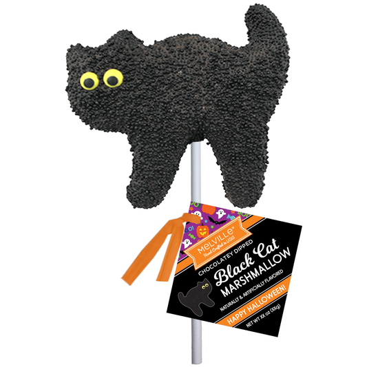 Black Cat Marshmallow Pops