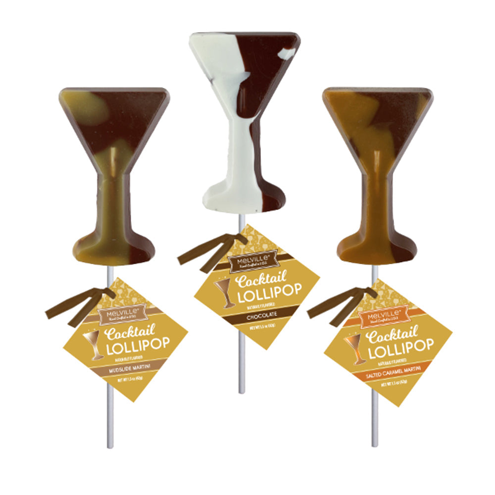 Gourmet Cocktail Lollipops - Mini Chocolate Assortment (24ct)