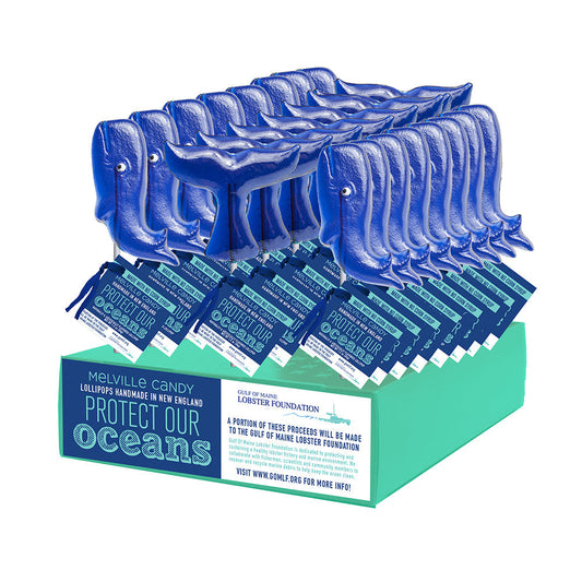 Whale & Whale Tail Lollipops - Charity: Gulf of Maine Lobster Foundation