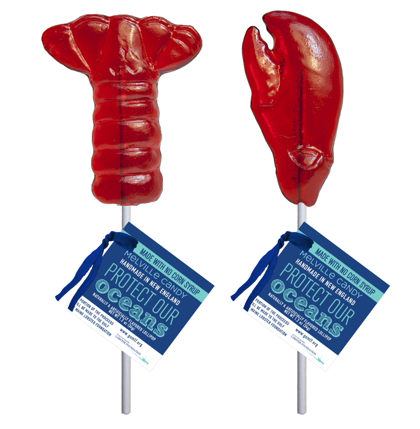 Lobster Tail & Claw Lollipops - Charity for Gulf of Maine Lobster