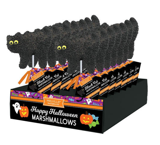 Black Cat Marshmallow Pops
