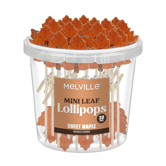 Mini Maple Leaf Lollipops (30ct)