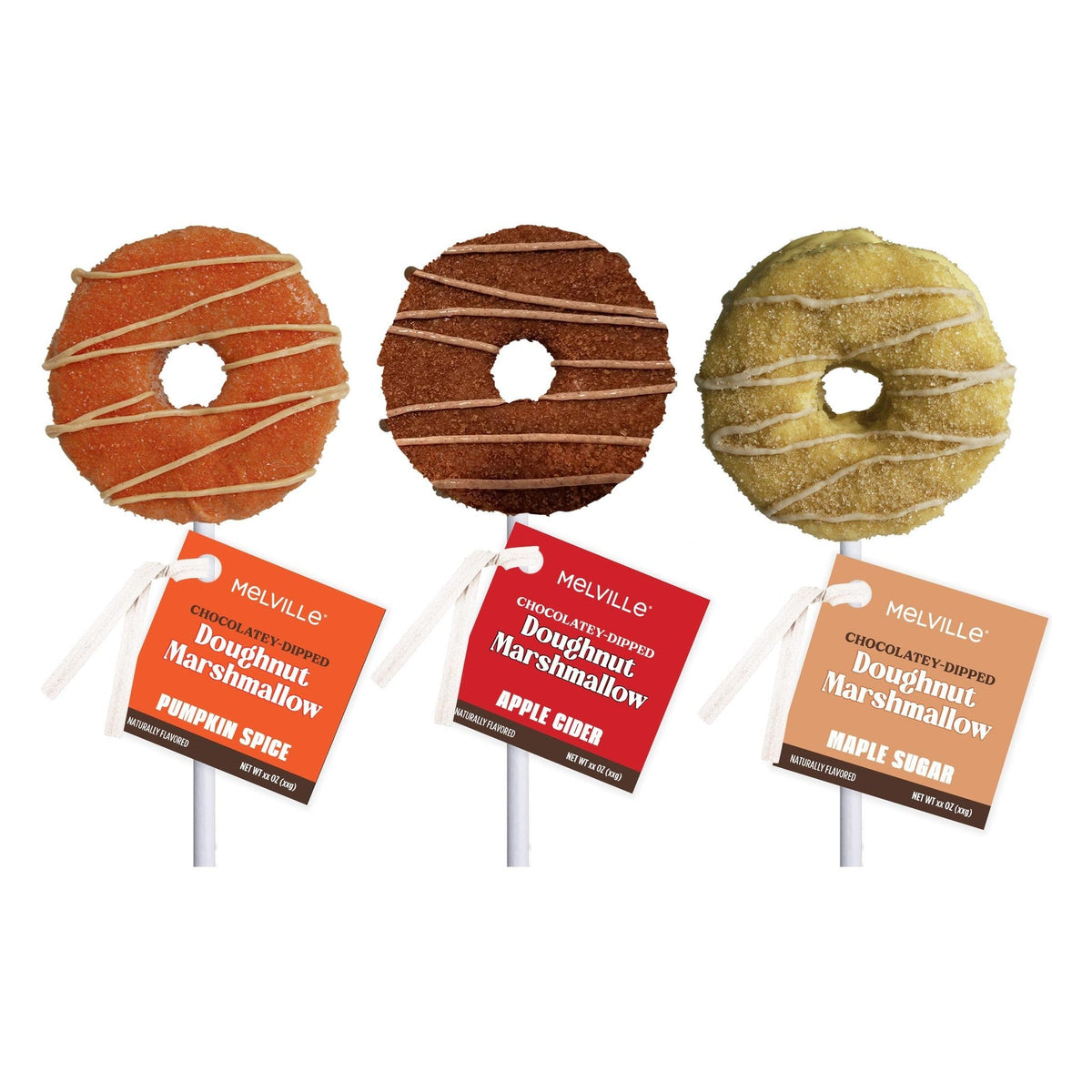 Harvest Donut Marshmallow Pops - Assorted (18ct)