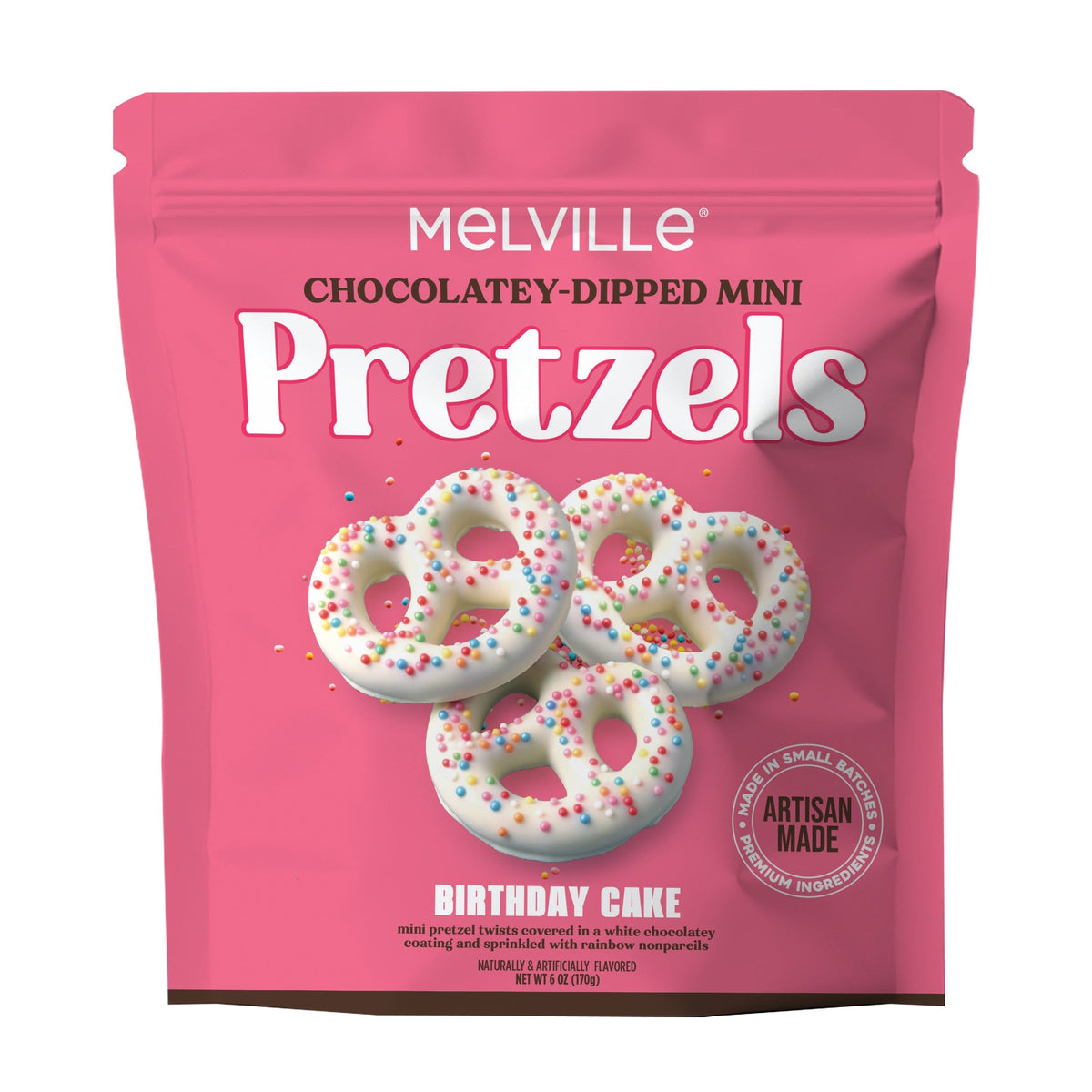 Birthday Cake Mini Pretzels (12ct)
