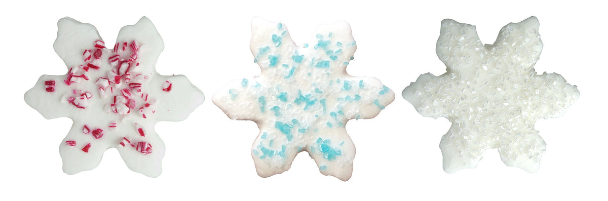 White Chocolatey Snowflake Asst Marshmallows (18ct)