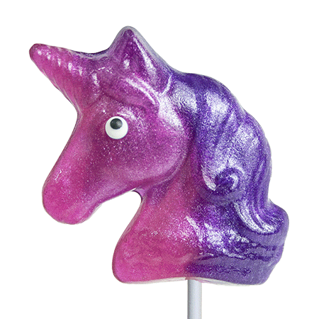 Glitter Swirl Unicorn Lollipops (12 ct)