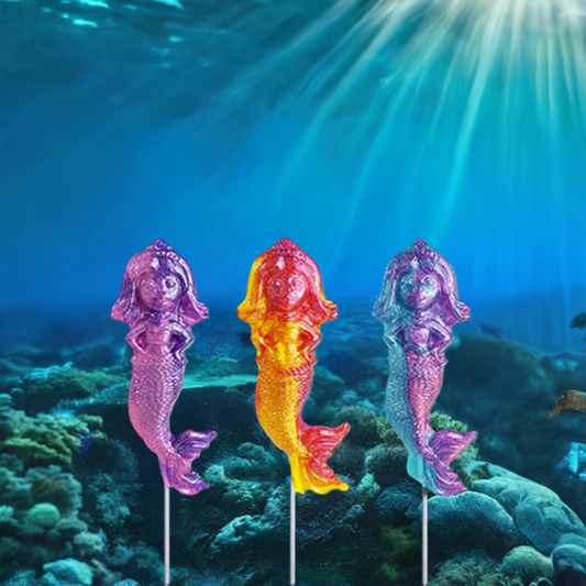 Glitter Swirl Mermaid Lollipops (12 ct)