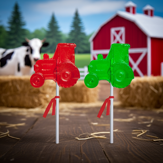 Barnyard Tractor Lollipops - Assorted (24 ct)