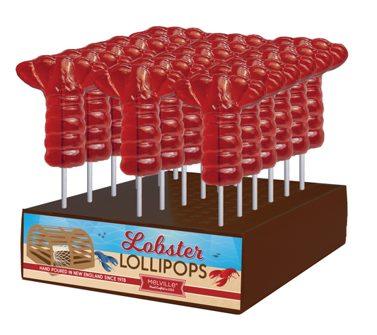 Lobster Tail Lollipops