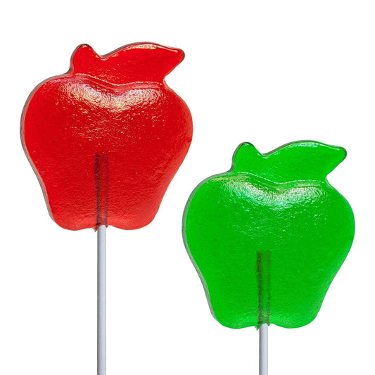 Fall Apple Lollipops - Red and Green