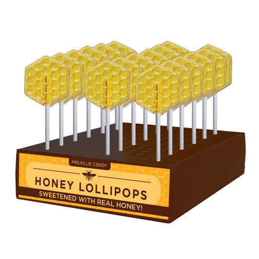 Honeycomb Honey Lollipops