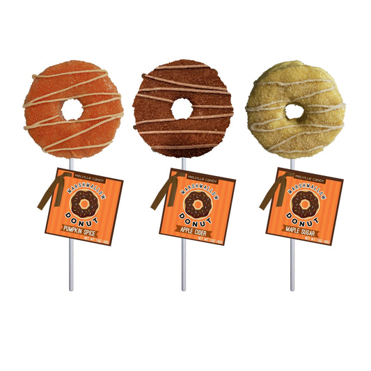 Harvest Donut Marshmallow Pops - Assorted