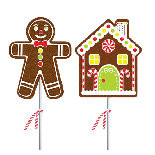 Gingerbread Boy & House Lollipops