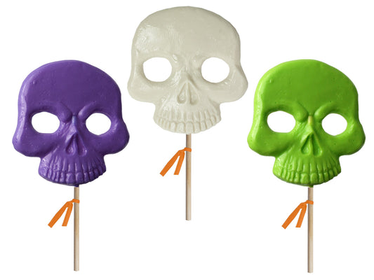 Giant Skull Mask Lollipops - Assorted