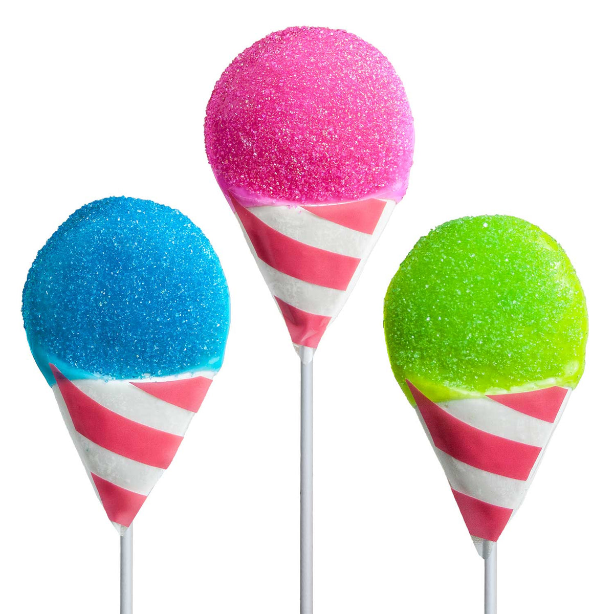 Snow Cone Lollipops - Assorted (24ct)