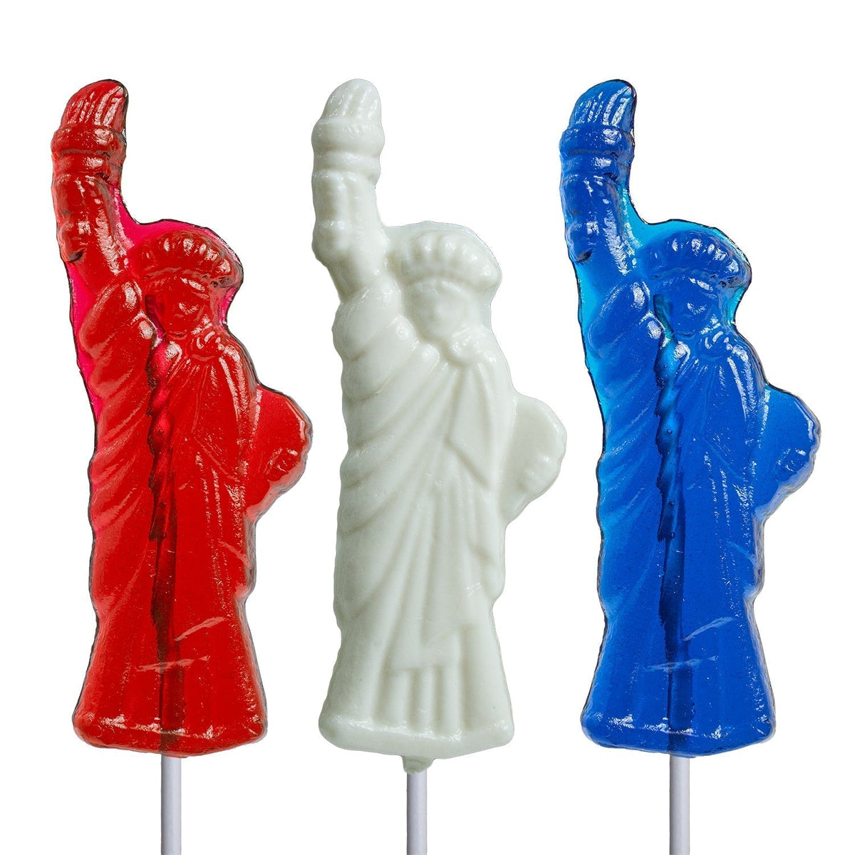 Statue of Liberty Lollipops - Red, White, and Blue (24ct)